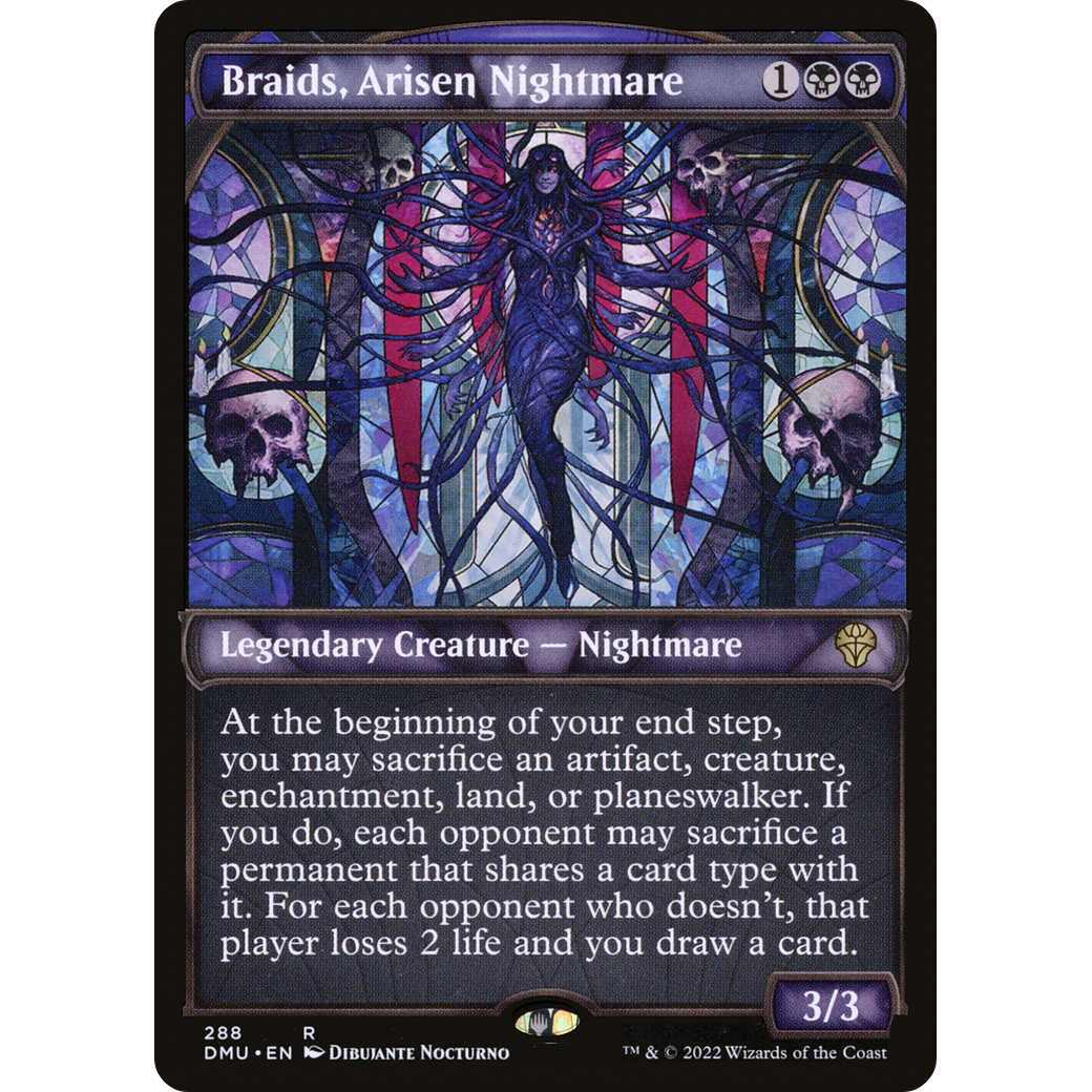 Braids, Arisen Nightmare (Showcase) (DMU-288) - Dominaria United: (Showcase)