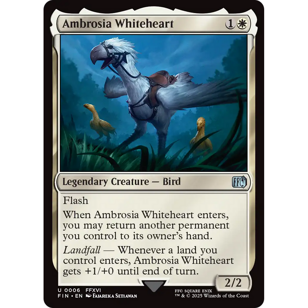 Ambrosia Whiteheart (FIN-006) - FINAL FANTASY Foil