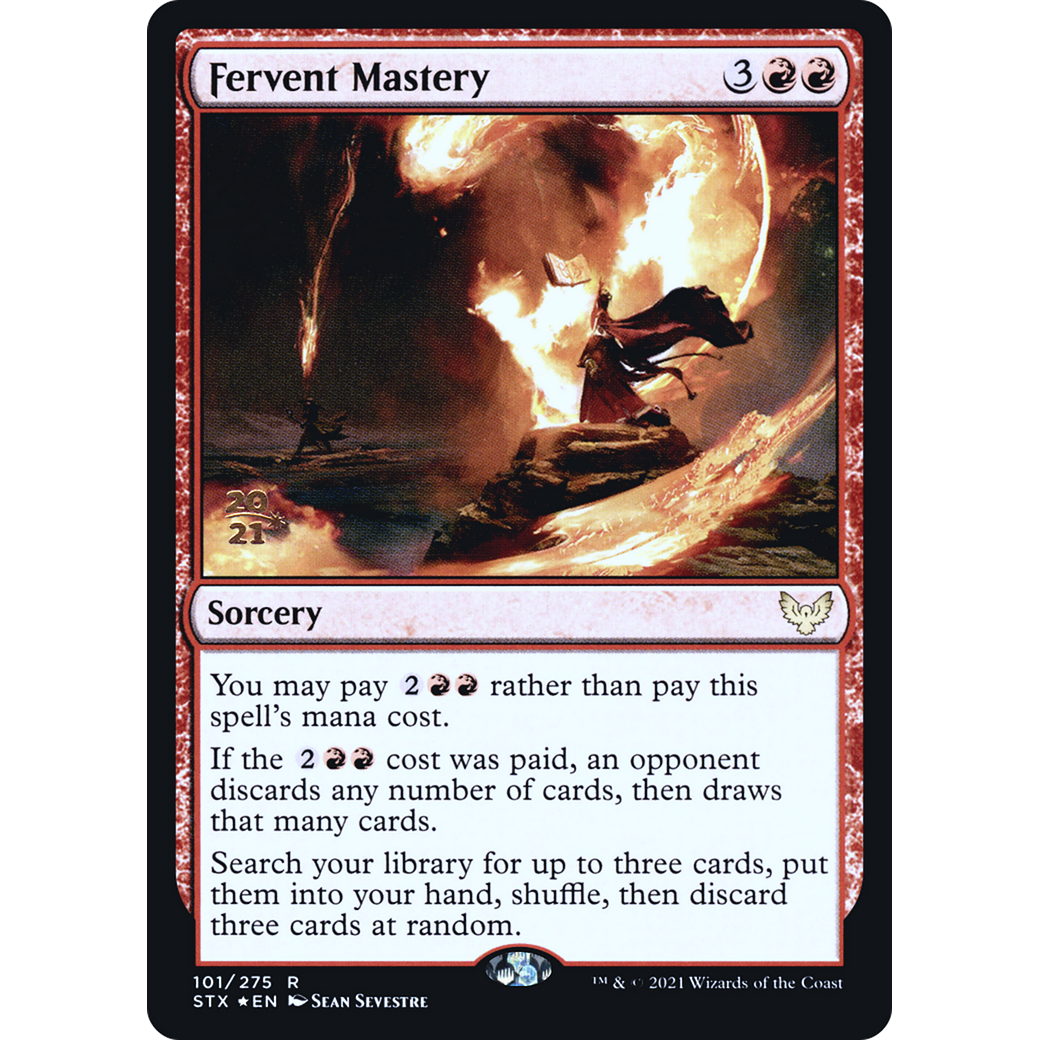 Fervent Mastery (PRE-101) - Strixhaven: School of Mages Promos Foil