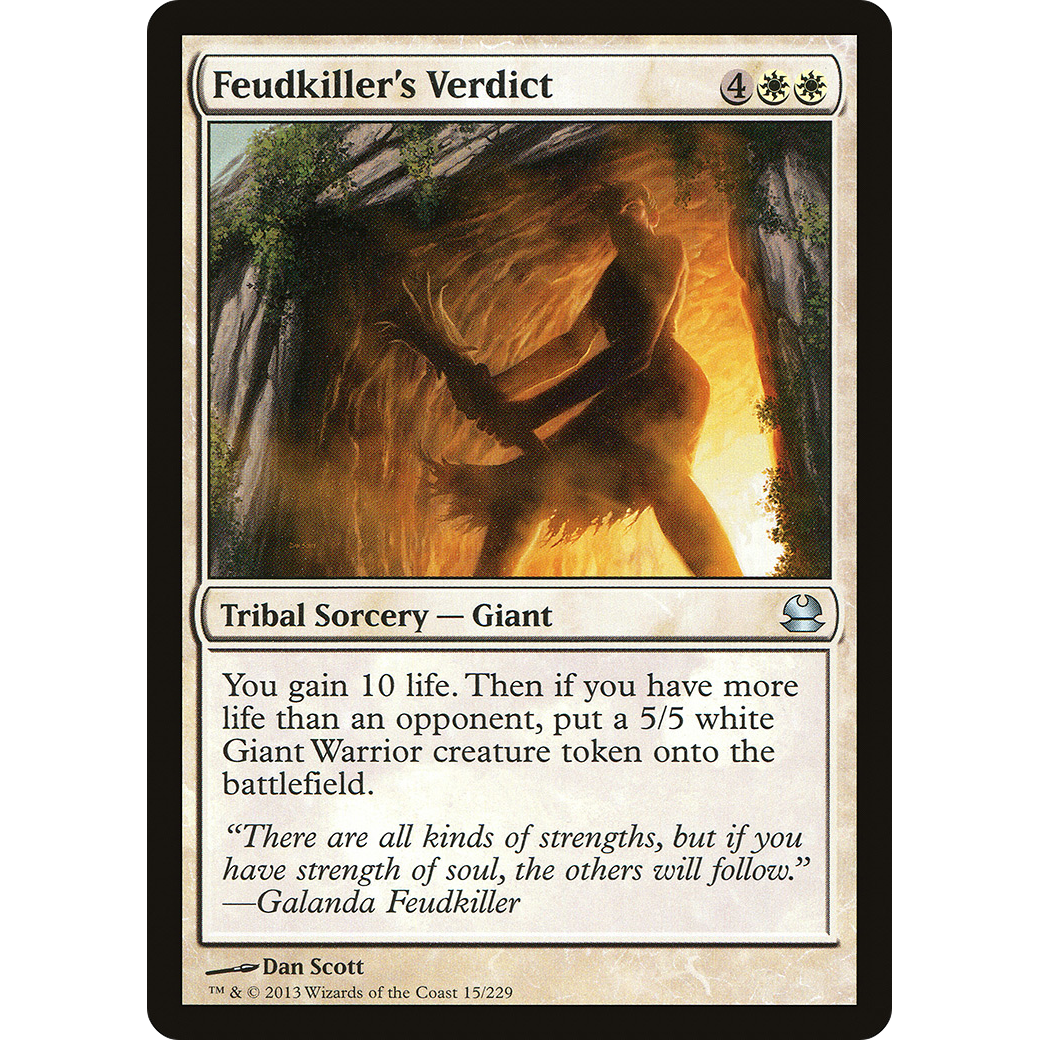 Feudkiller's Verdict (MMA-015) - Modern Masters
