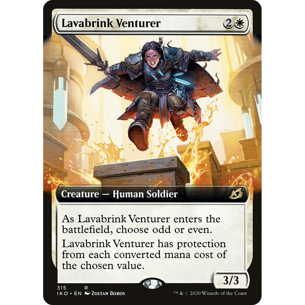 Lavabrink Venturer (Extended Art) (IKO-315) - Ikoria: Lair of Behemoths: (Extended Art) Foil