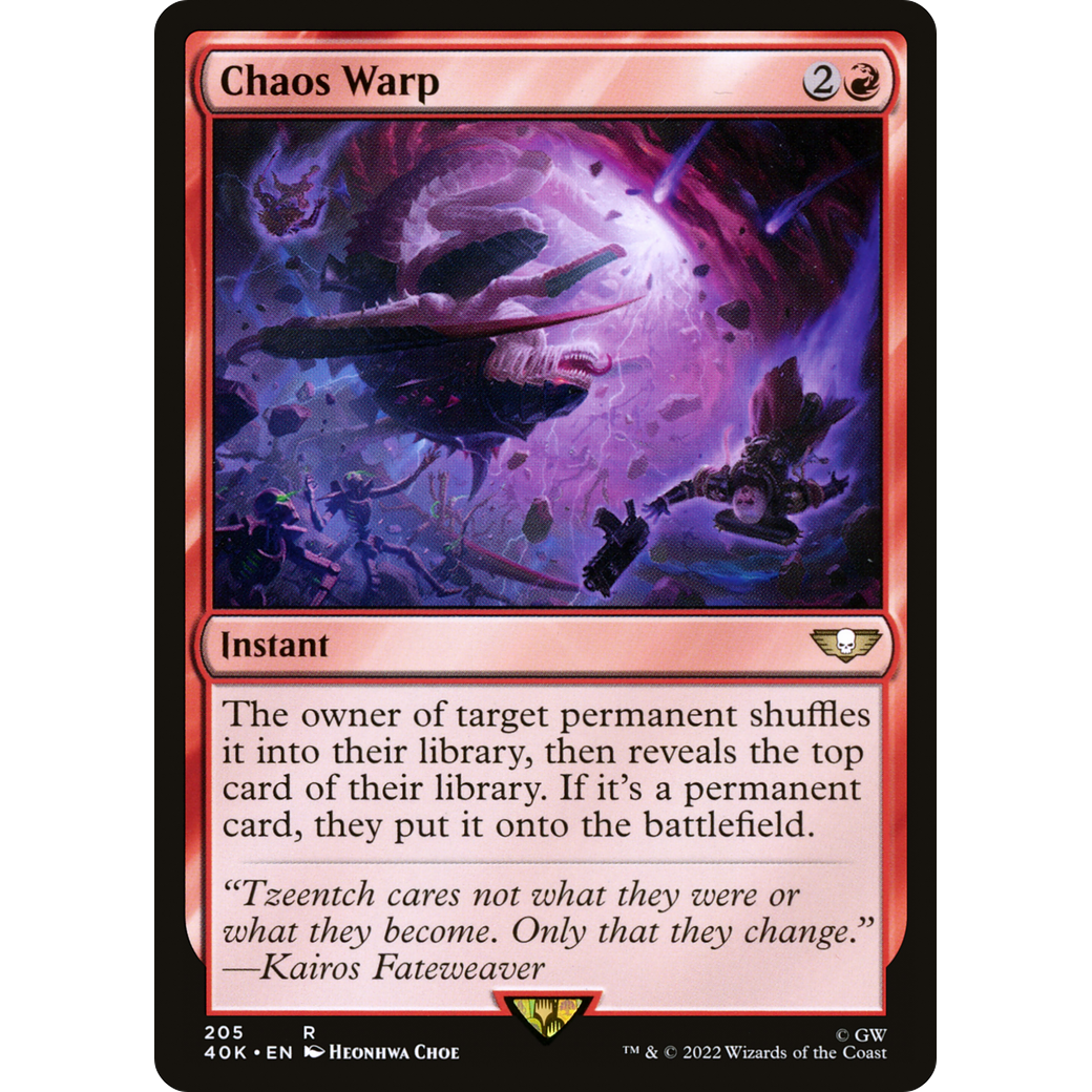 Chaos Warp (40K-205) - Warhammer 40,000 Commander