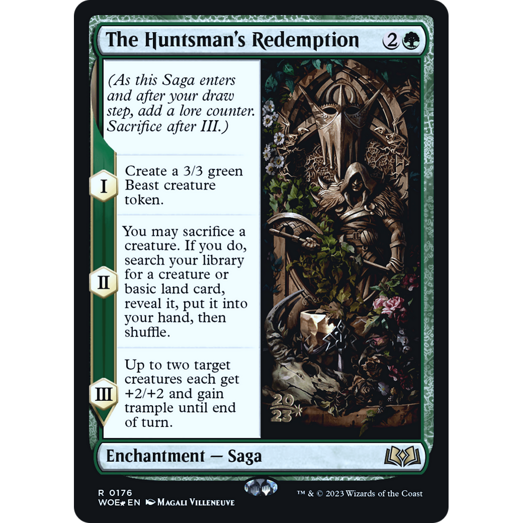 The Huntsman's Redemption (PRE-176S) - Wilds of Eldraine Promos Foil