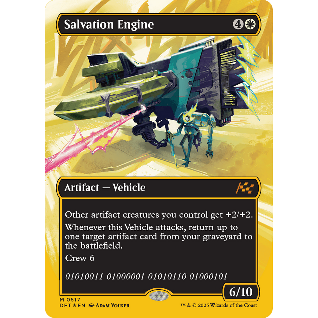 Salvation Engine (DFT-517) - Aetherdrift (Borderless) Foil