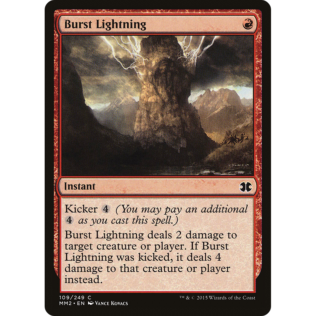 Burst Lightning (MM2-109) - Modern Masters 2015