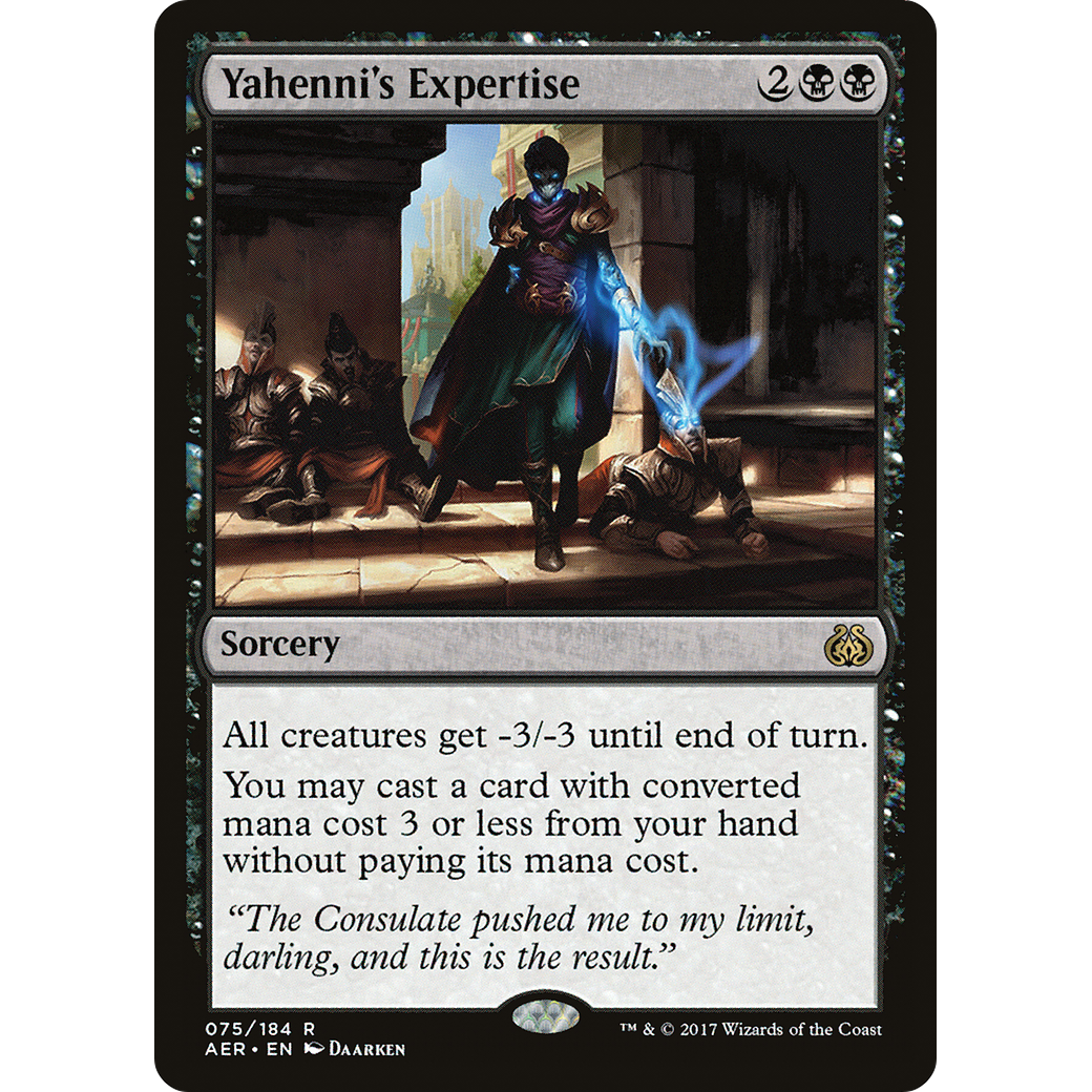 Yahenni's Expertise (AER-075) - Aether Revolt Foil