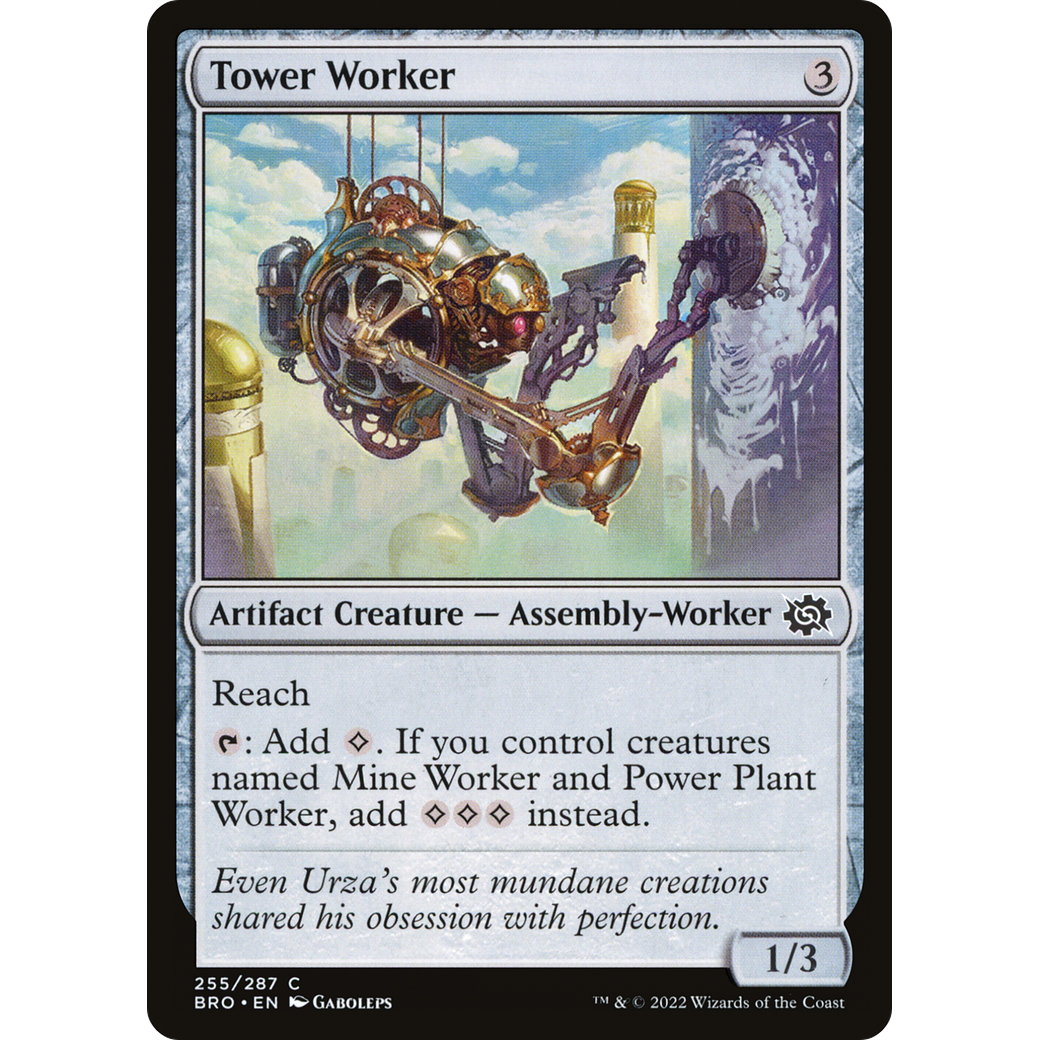 Tower Worker (BRO-255) - The Brothers' War