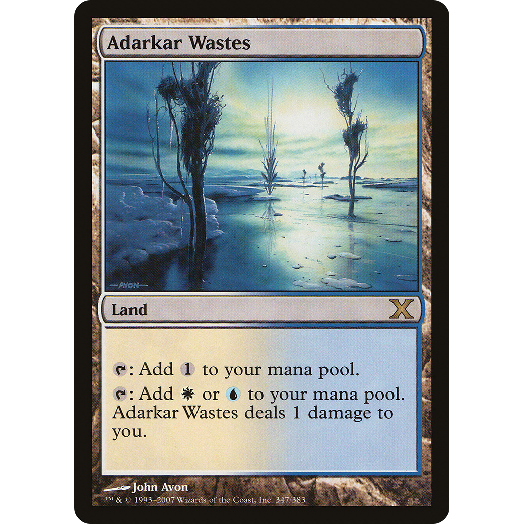 Adarkar Wastes (10E-347) - Tenth Edition
