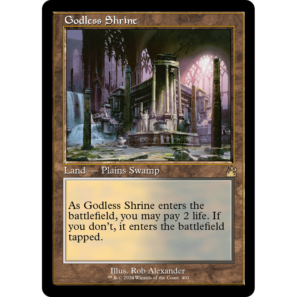 Godless Shrine (RVR-401) - Ravnica Remastered Foil