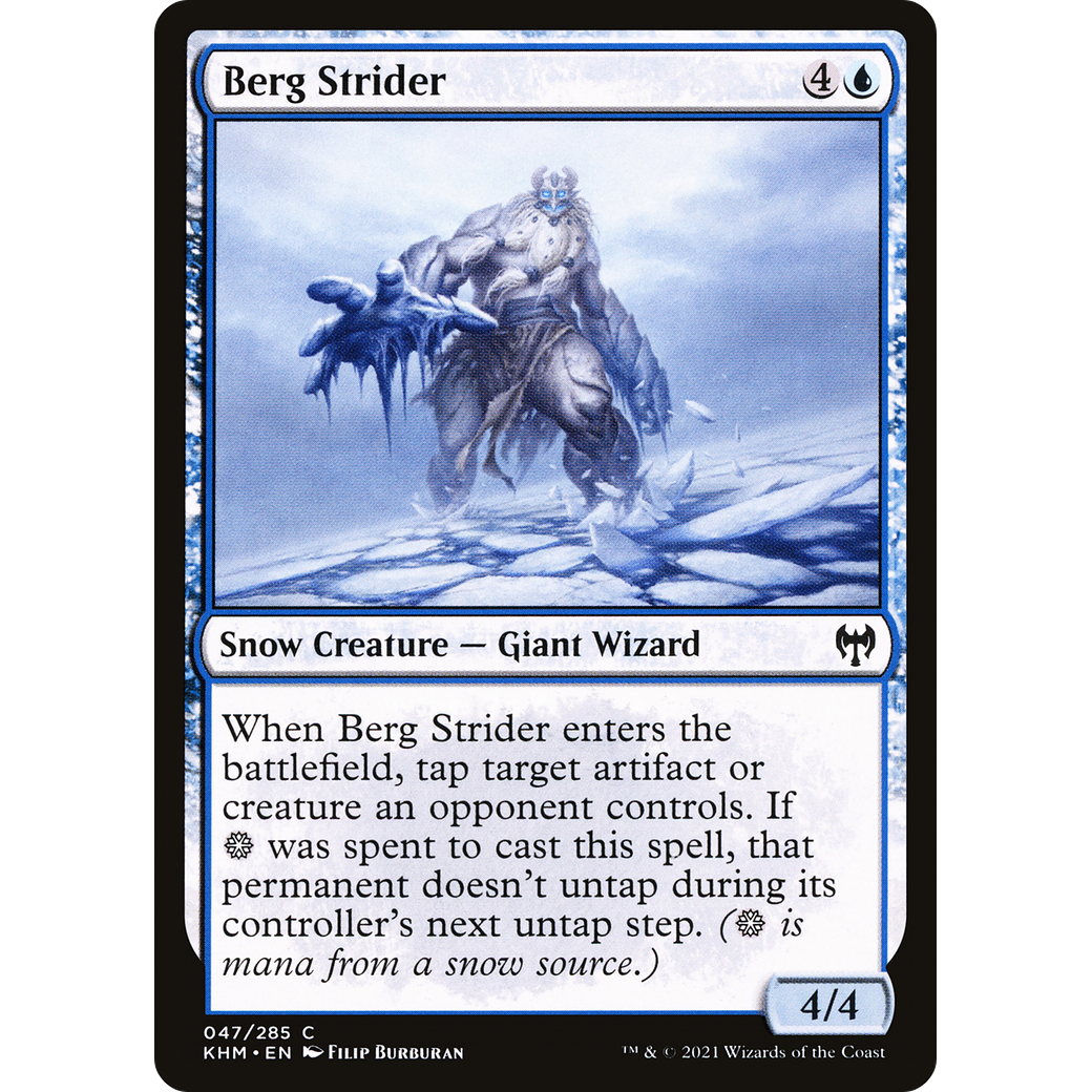 Berg Strider (KHM-047) - Kaldheim: (snow) Foil