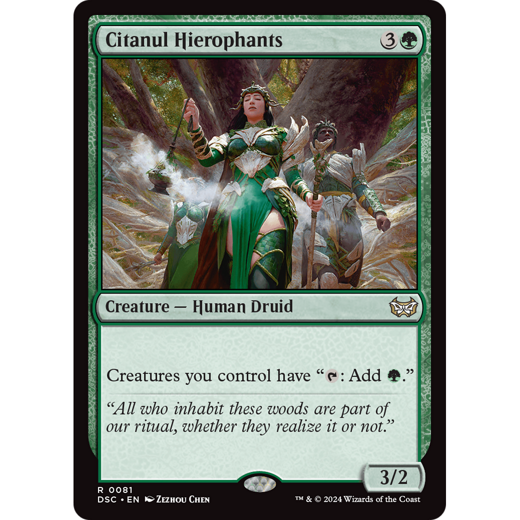 Citanul Hierophants (DSC-081) - Duskmourn: House of Horror Commander