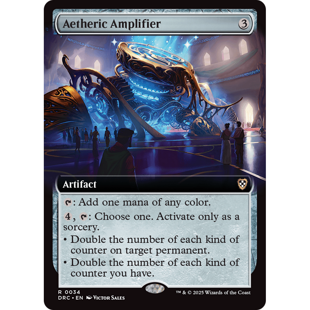 Aetheric Amplifier (DRC-034) - Commander: Aetherdrift: (Extended Art)