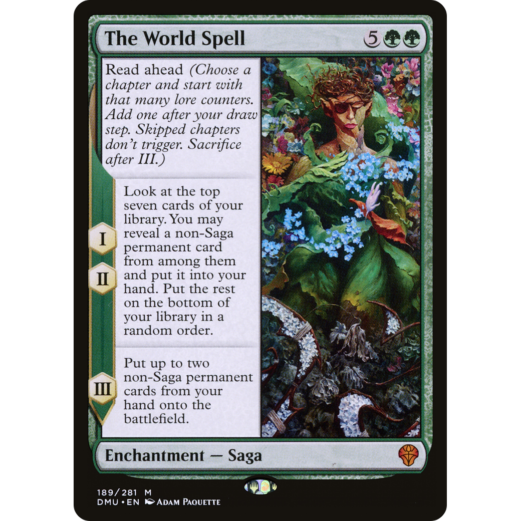 The World Spell (DMU-189) - Dominaria United Foil