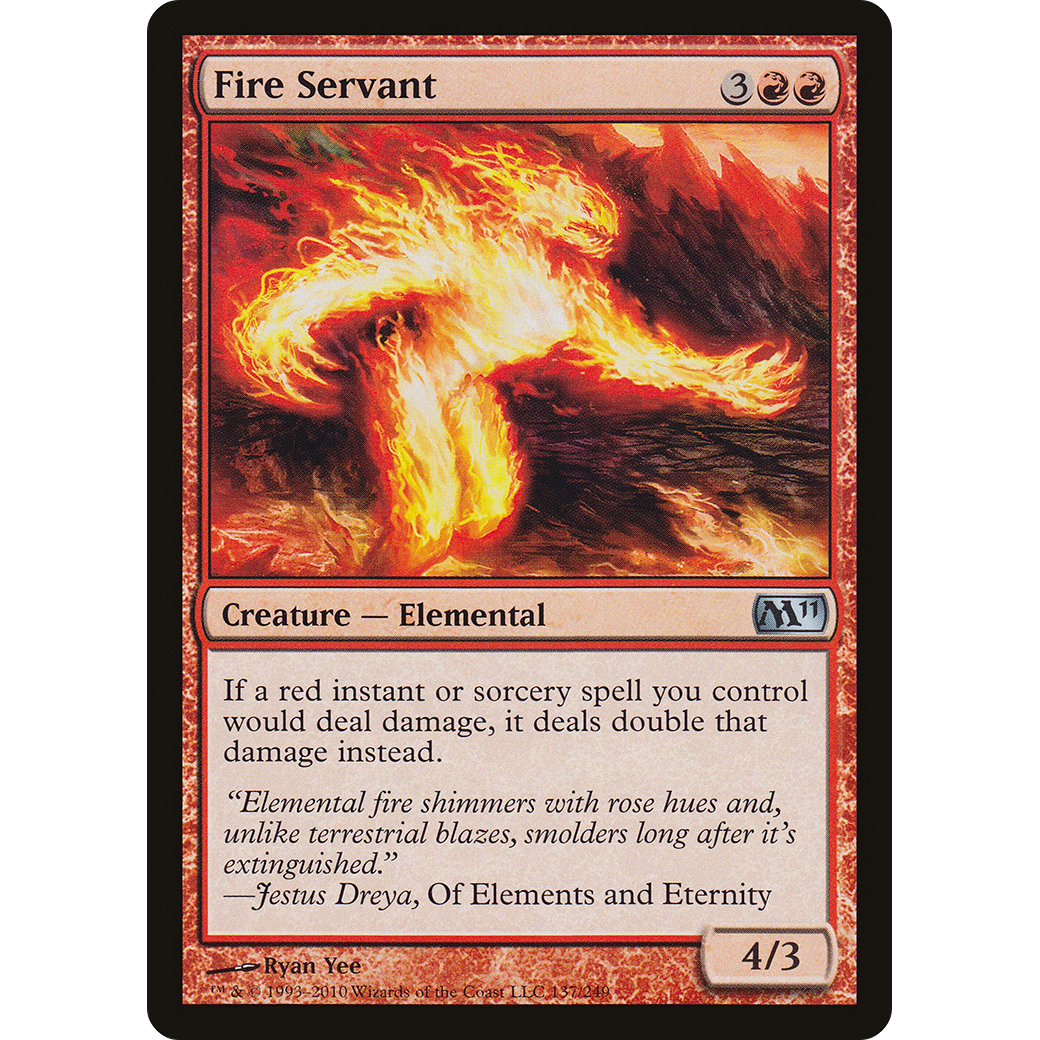 Fire Servant (M11-137) - Magic 2011