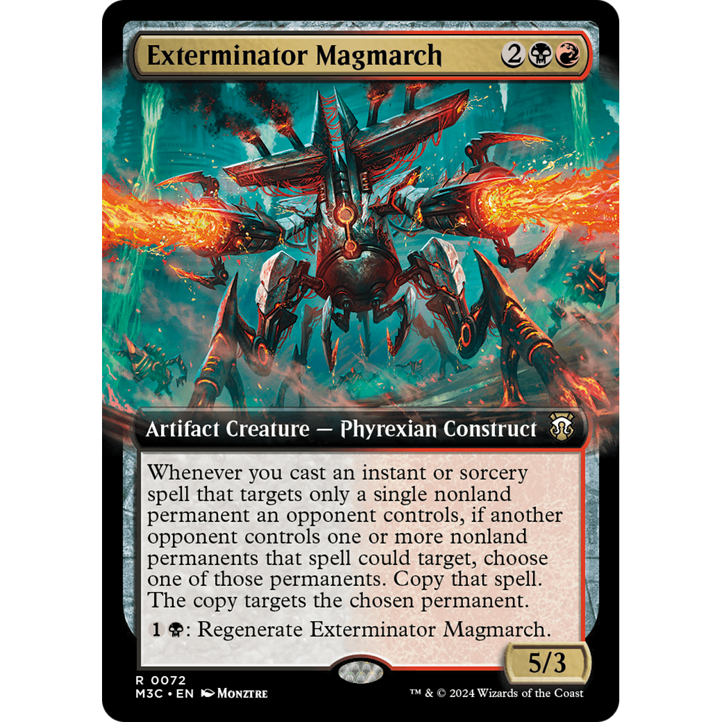 Exterminator Magmarch (M3C-072) - Modern Horizons 3 Commander: (Extended Art)