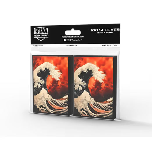 Realm Guard: Art Sleeves - The Great Fire Wave