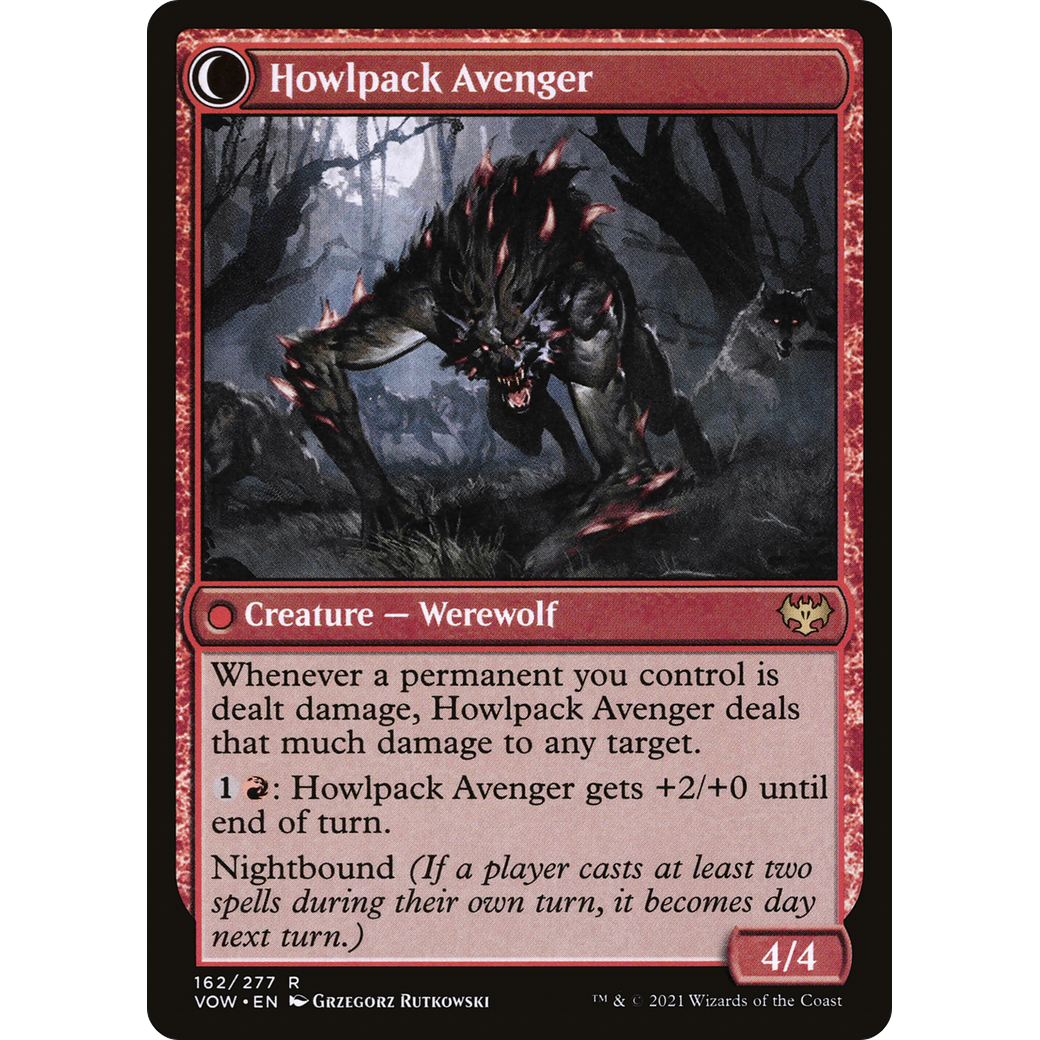Ill-Tempered Loner (VOW-162) - Innistrad: Crimson Vow: (Double Faced Transform)
