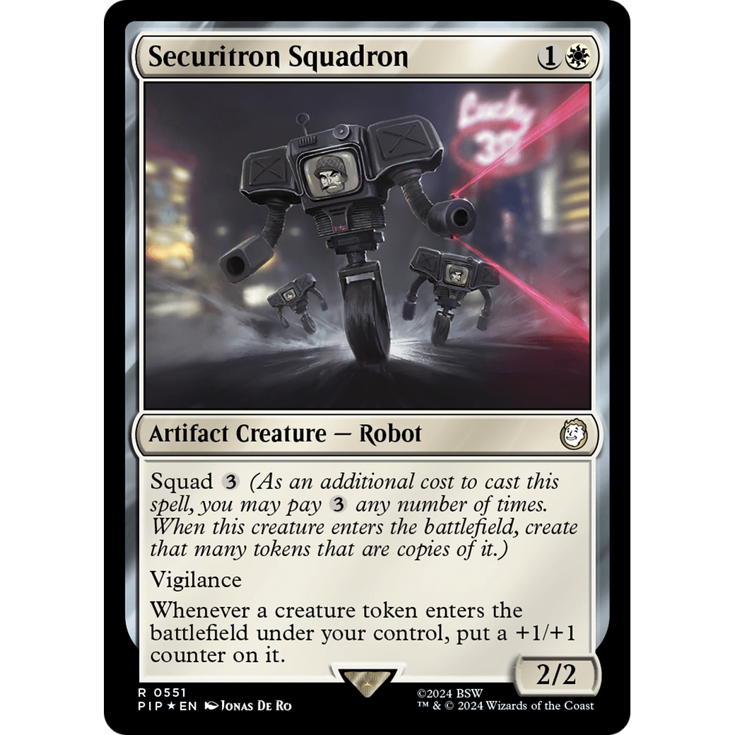 Securitron Squadron (PIP-551) - Fallout Foil