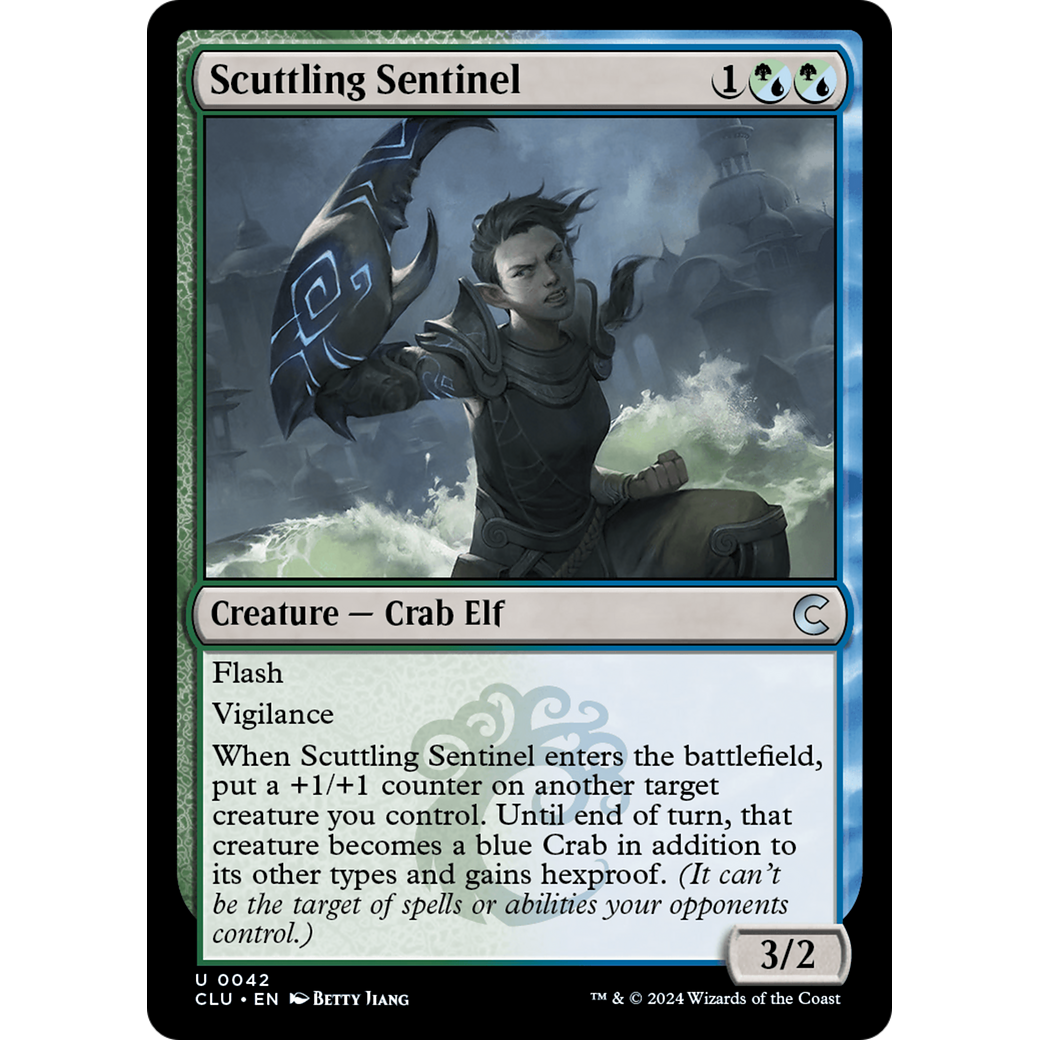Scuttling Sentinel (CLU-042) - Ravnica: Clue Edition