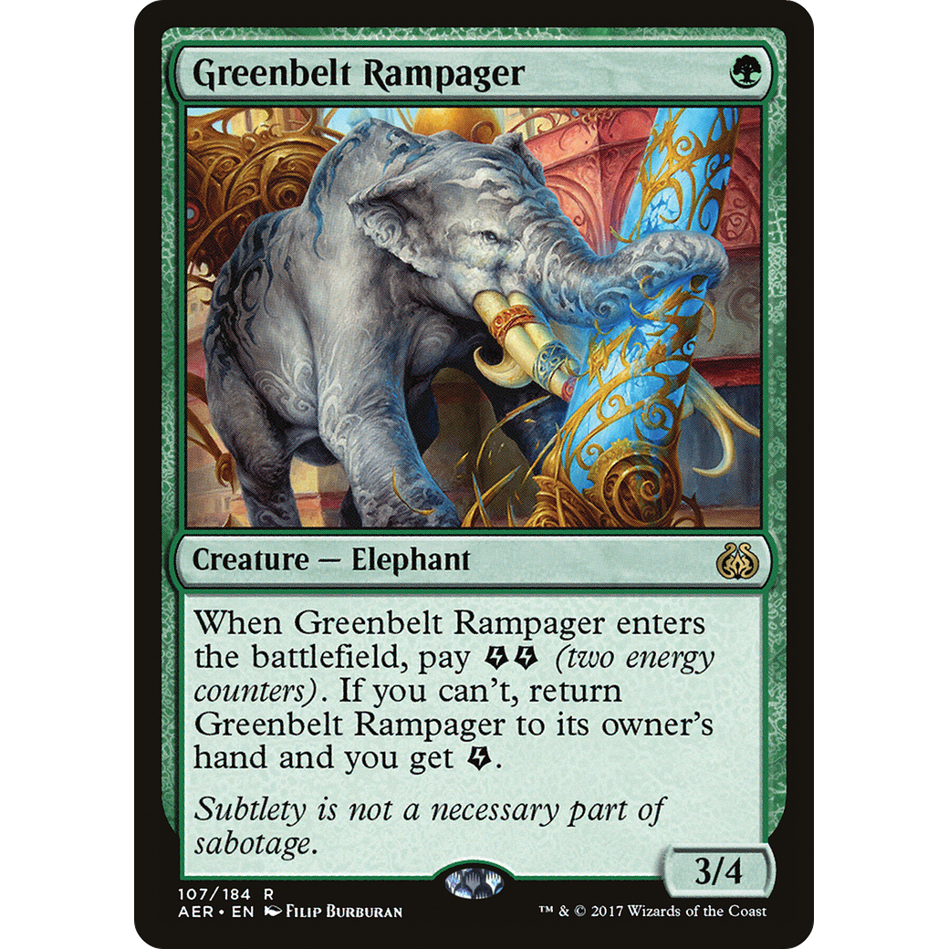 Greenbelt Rampager (AER-107) - Aether Revolt