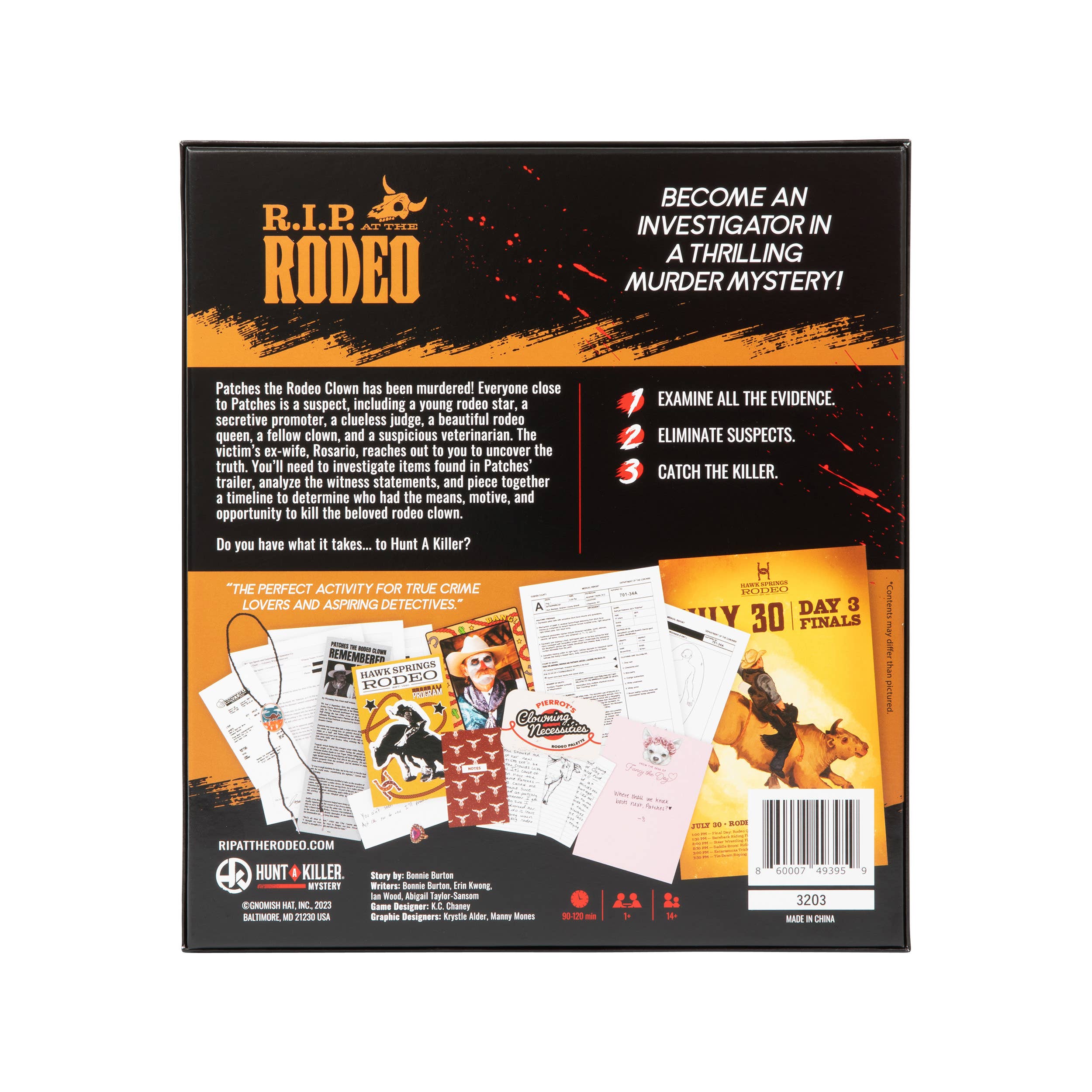 Hunt A Killer: R.I.P. at the Rodeo, Murder Mystery Game