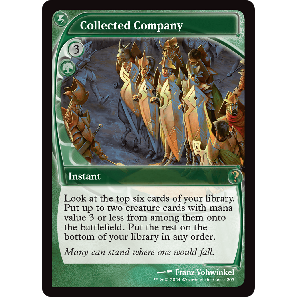 Collected Company (Future Sight) (MB2-203) - Mystery Booster 2 Foil