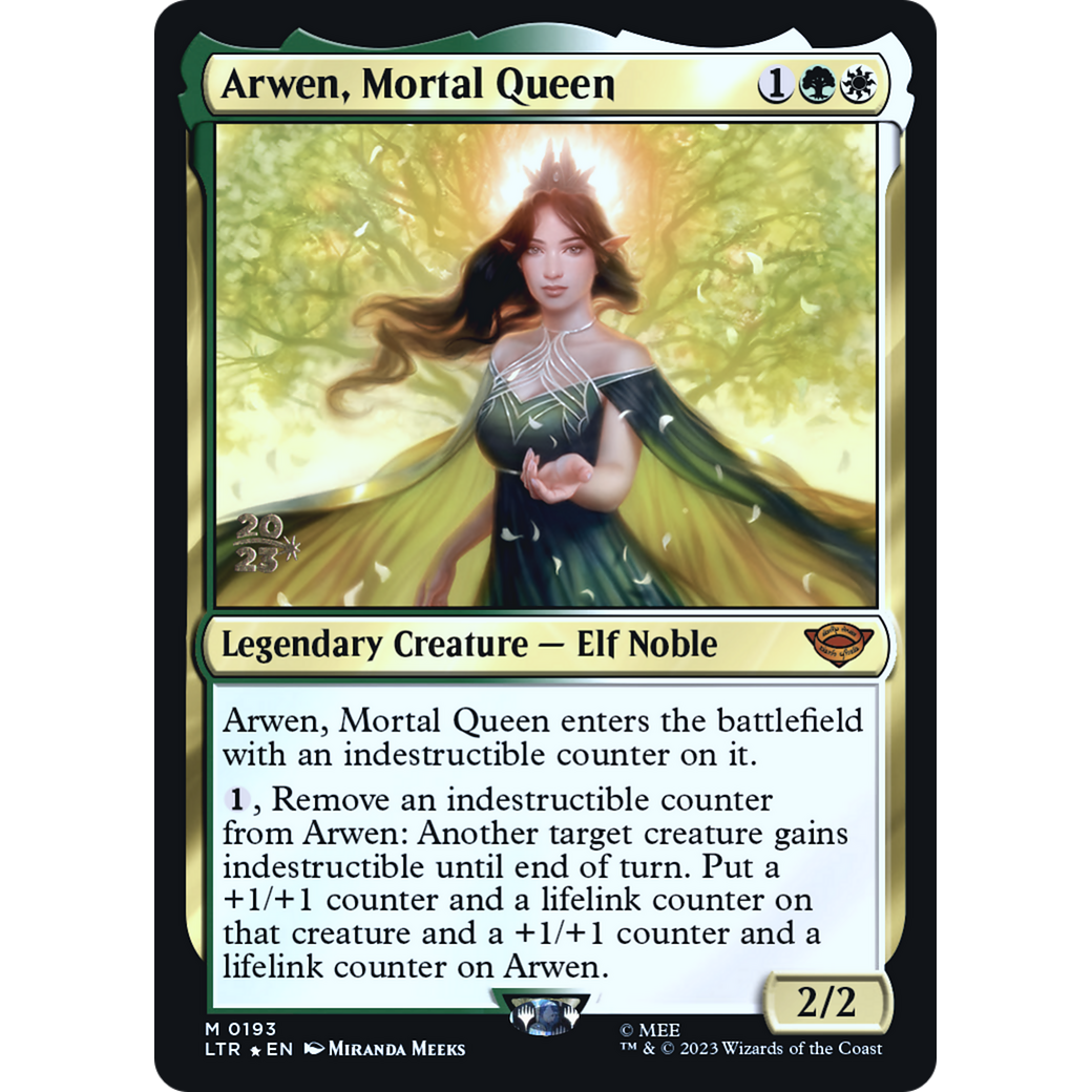 Arwen, Mortal Queen (PRE-193S) - Tales of Middle-earth Promos Foil