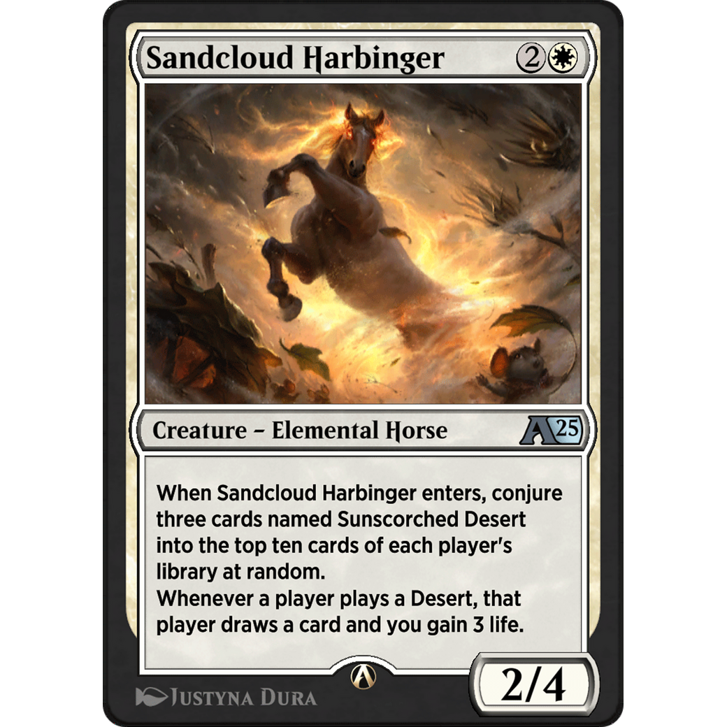 Sandcloud Harbinger (YBLB-003) - Alchemy: Bloomburrow