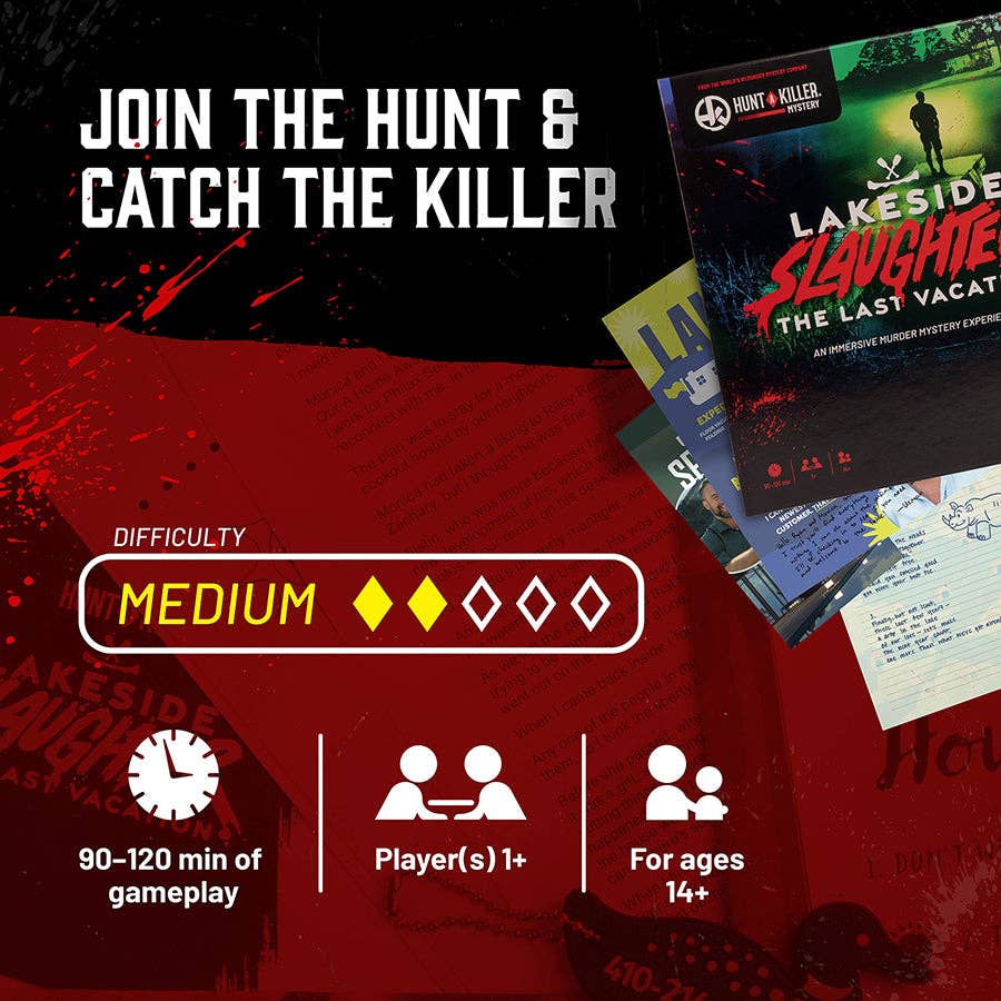 Hunt A Killer: Lakeside Slaughter, Murder Mystery Game