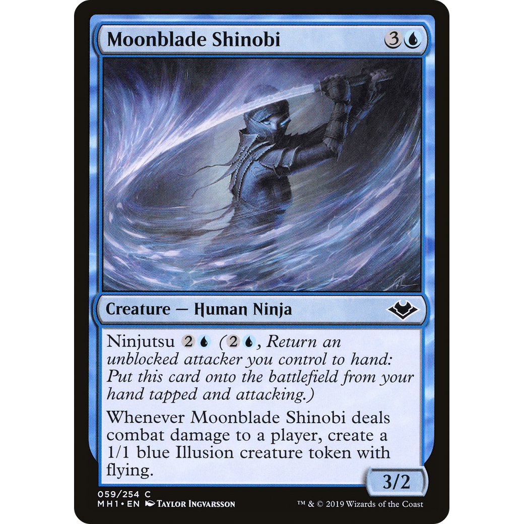 Moonblade Shinobi (MH1-059) - Modern Horizons Foil