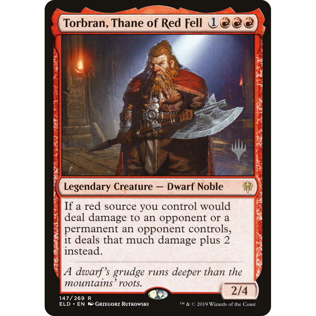 Torbran, Thane of Red Fell (PPELD-147) - Throne of Eldraine Promos
