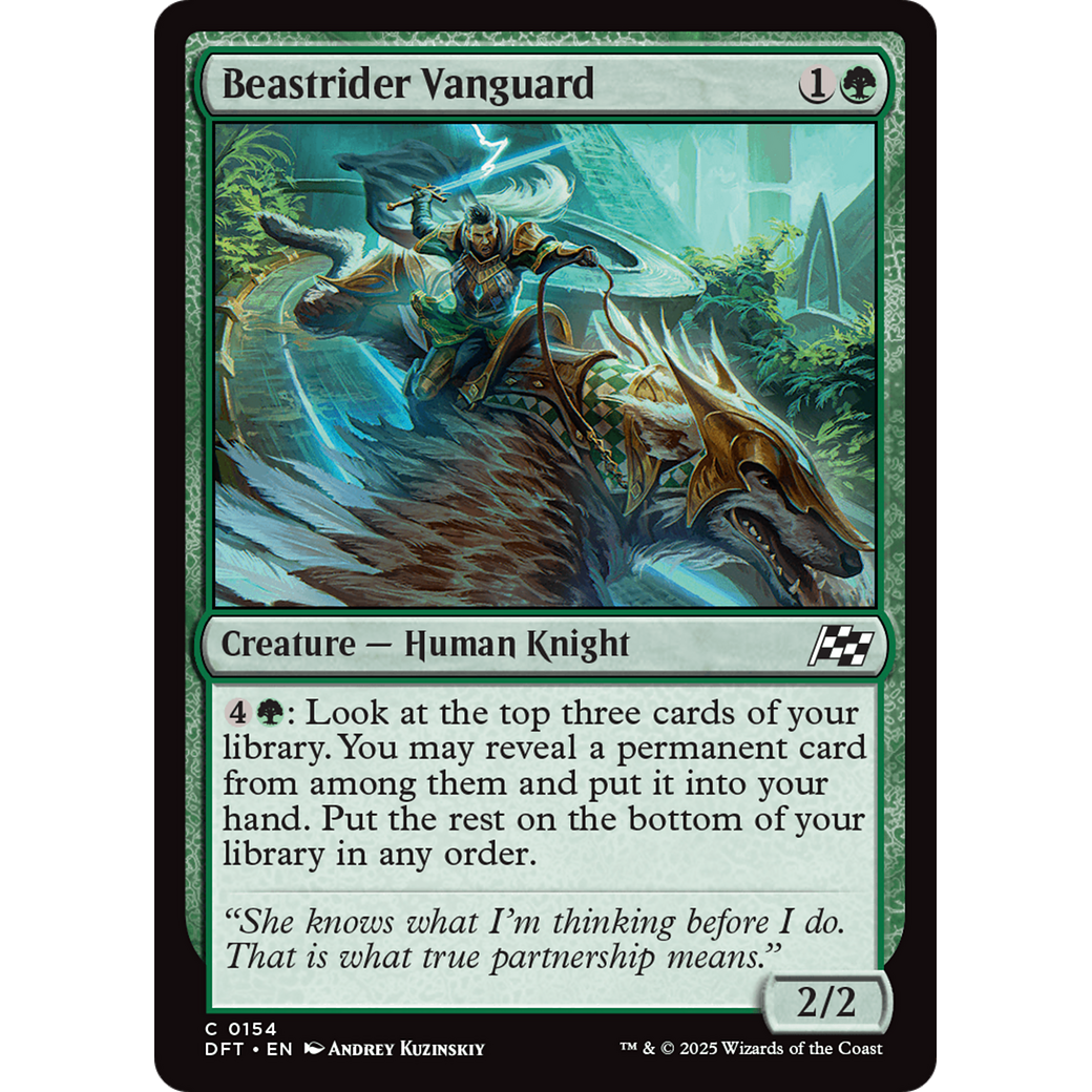 Beastrider Vanguard (DFT-154) - Aetherdrift Foil
