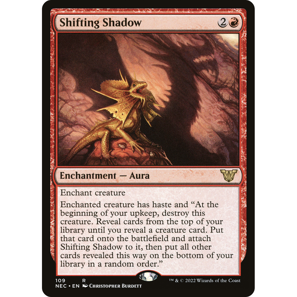 Shifting Shadow (NEC-109) - Neon Dynasty Commander