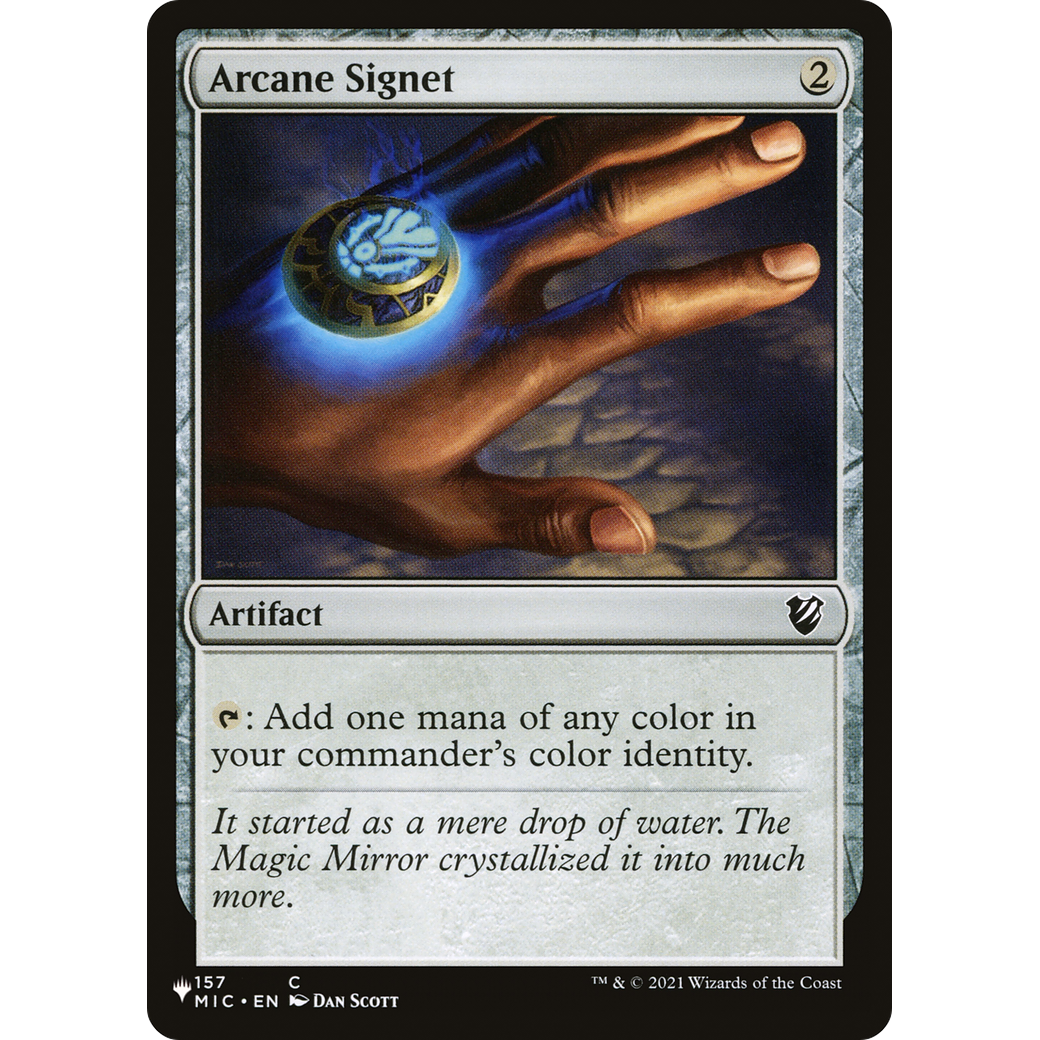 Arcane Signet (MIC) (LIST-157/038) - The List