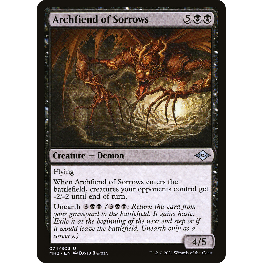 Archfiend of Sorrows (MH2-074) - Modern Horizons 2