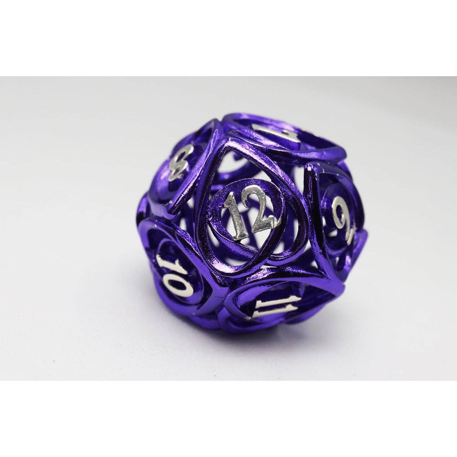 Hollow Hearts: Purple - Metal RPG Dice Set