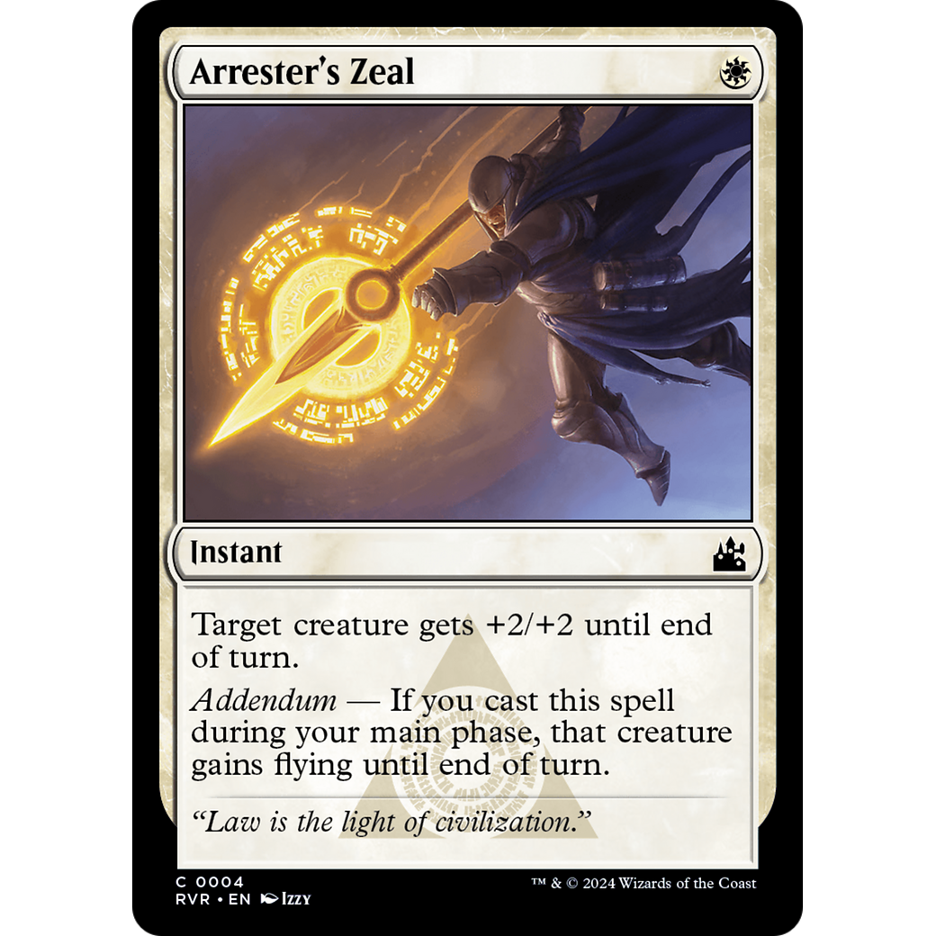 Arrester's Zeal (RVR-004) - Ravnica Remastered Foil