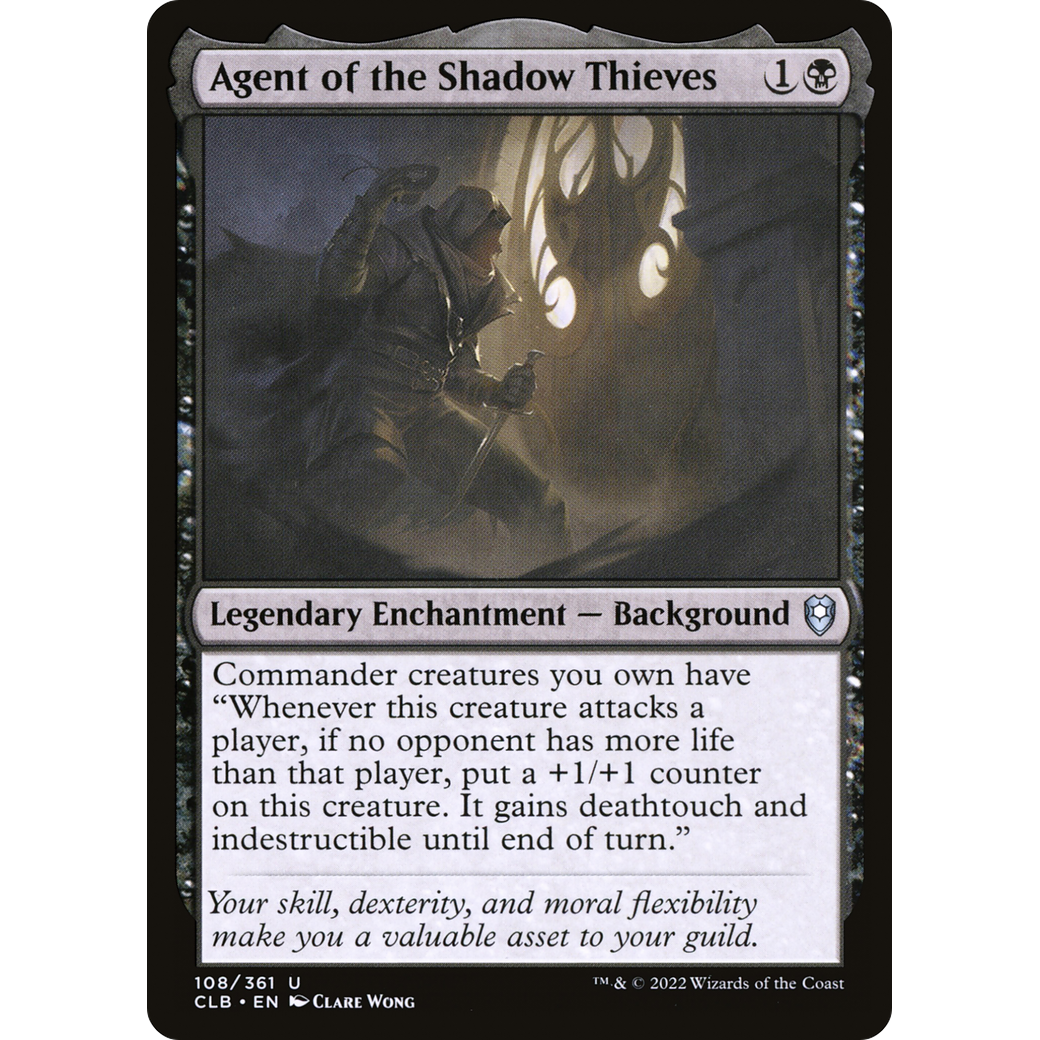 Agent of the Shadow Thieves (CLB-108) - Commander Legends: Battle for Baldur's Gate Foil