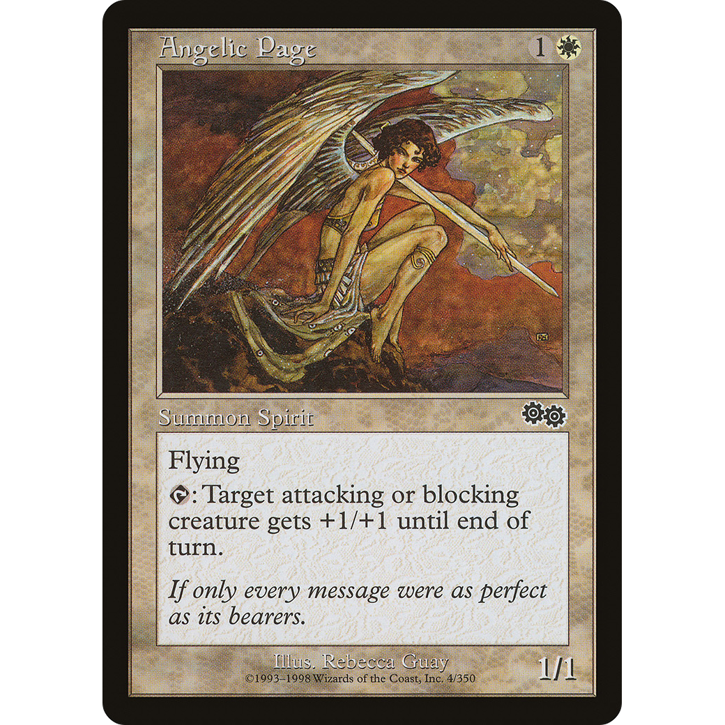 Angelic Page (USG-004) - Urza's Saga