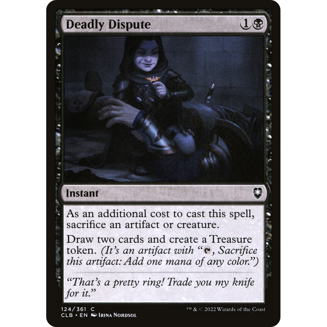 Deadly Dispute (CLB-124) - Commander Legends: Battle for Baldur's Gate Foil