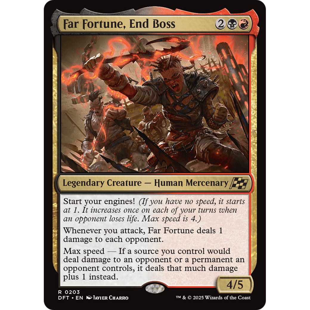 Far Fortune, End Boss (DFT-203) - Aetherdrift Foil