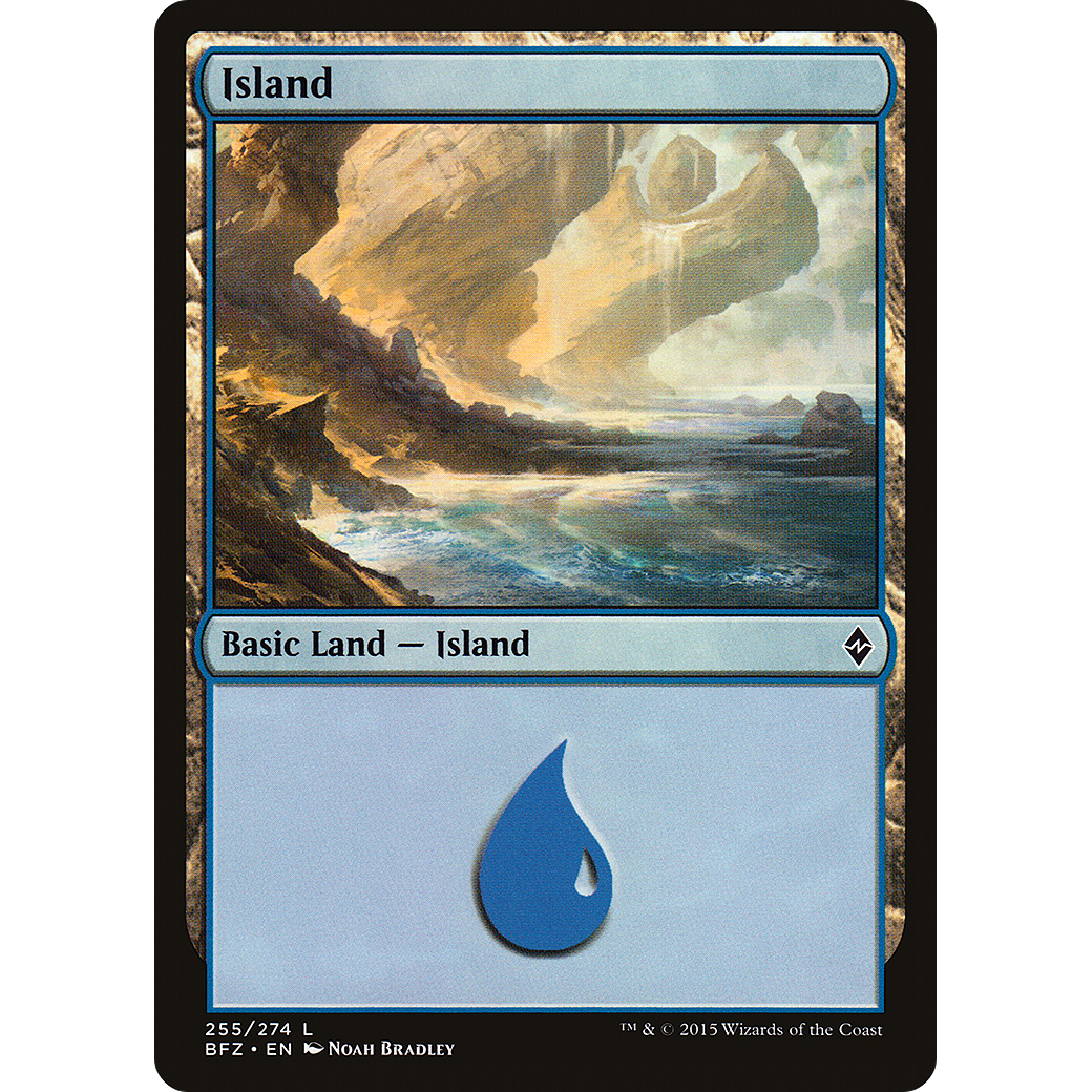 Island (255) (BFZ-255) - Battle for Zendikar