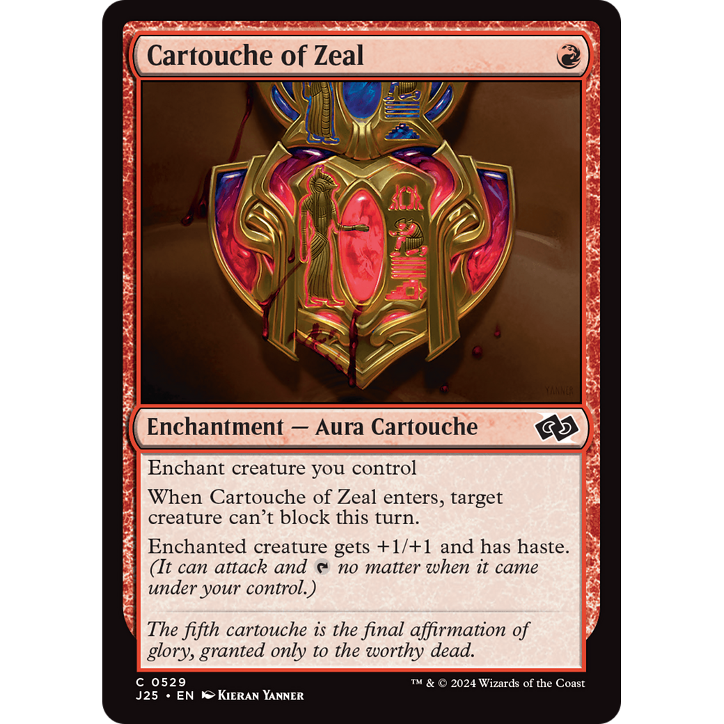 Cartouche of Zeal (J25-529) - Foundations Jumpstart