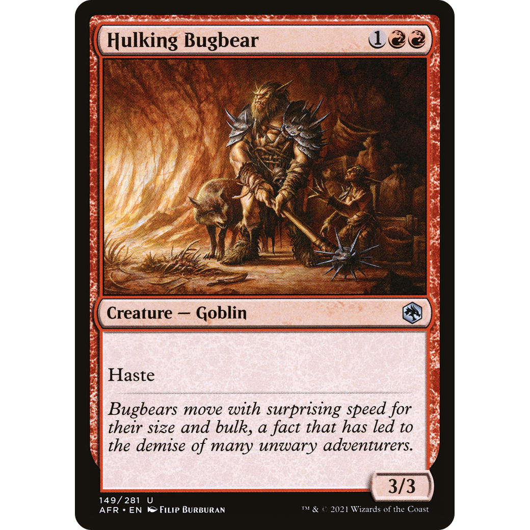 Hulking Bugbear (AFR-149) - Adventures in the Forgotten Realms Foil