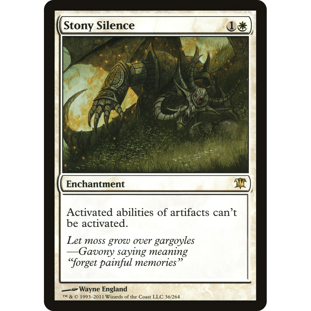 Stony Silence (ISD-036) - Innistrad