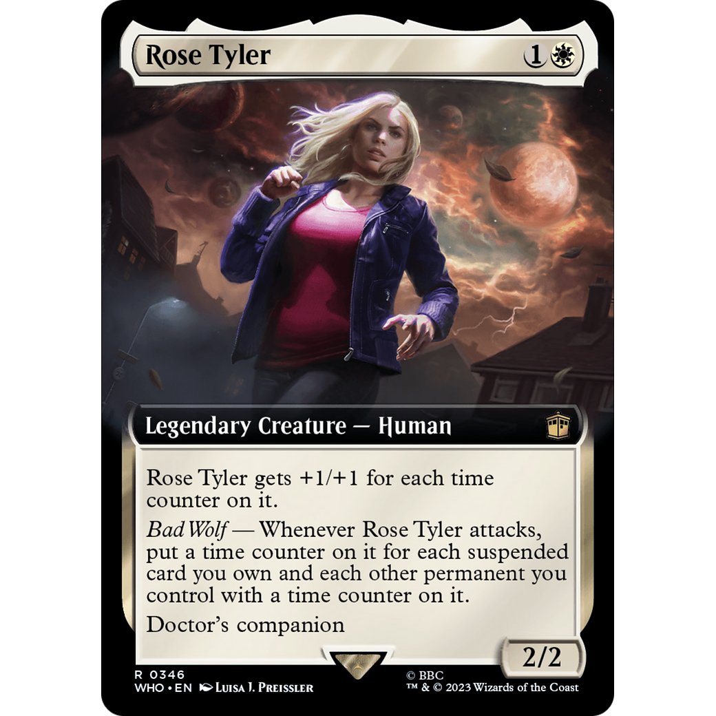 Rose Tyler (Extended Art) (WHO-346) - Doctor Who: (Extended Art) Foil