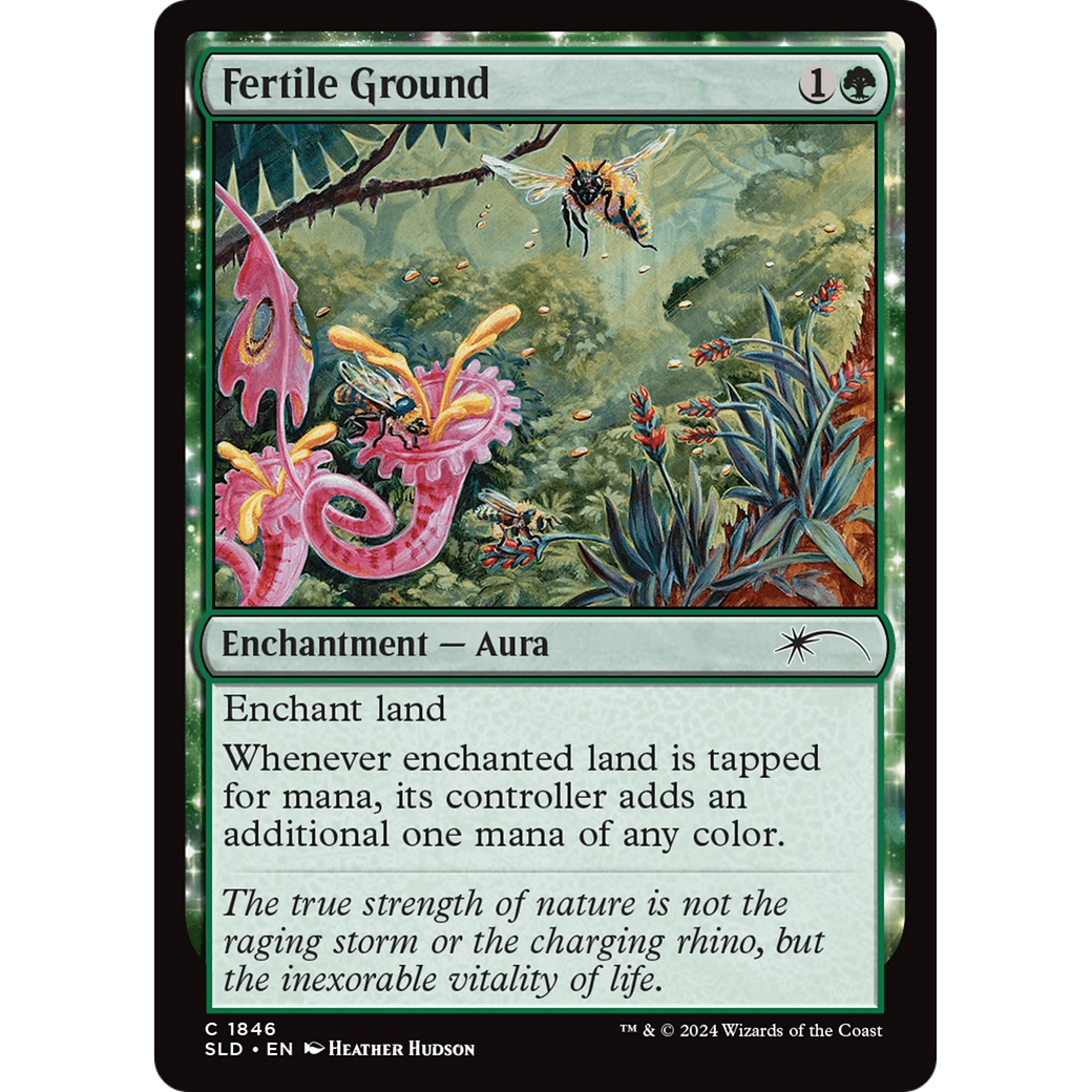 Fertile Ground (SLD-1846) - Secret Lair Drop: (enchantment)