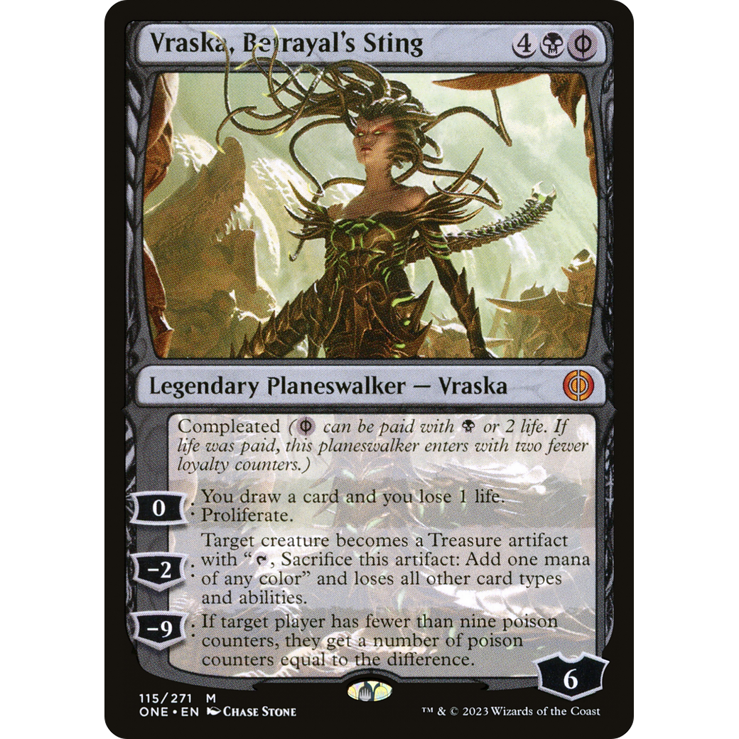 Vraska, Betrayal's Sting (ONE-115) - Phyrexia: All Will Be One