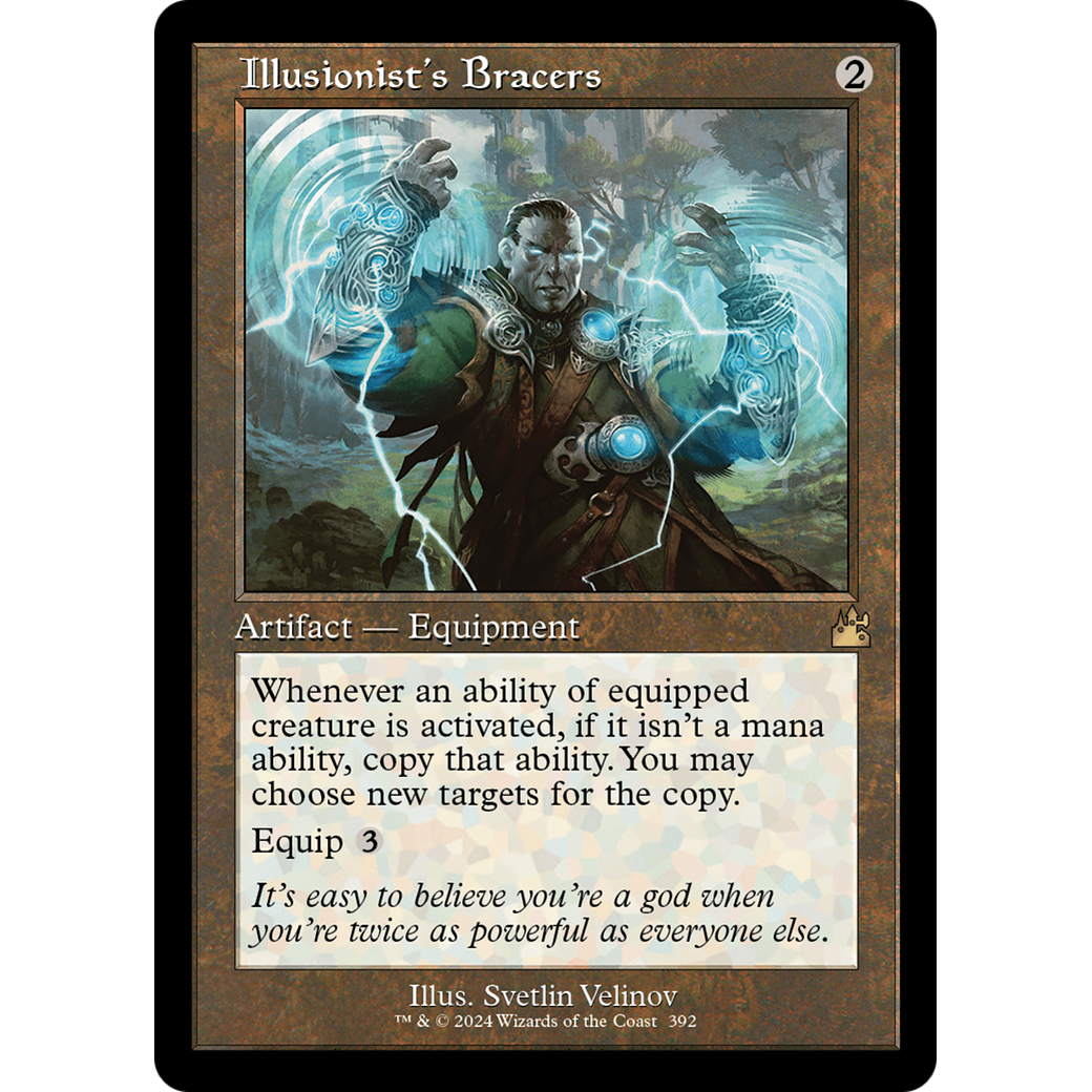 Illusionist's Bracers (RVR-392) - Ravnica Remastered Foil