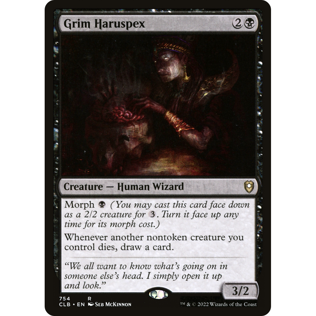 Grim Haruspex (CLB-754) - Commander Legends: Battle for Baldur's Gate